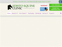Tablet Screenshot of edistoequine.com